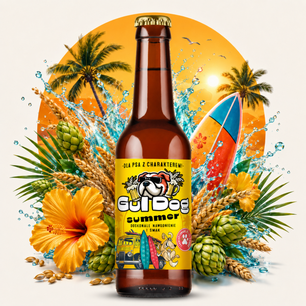 Gul dog summer